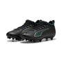 3 Colores, Tacos de futbol juveniles ULTRA 6 MATCH FG/AG – PUMA Black-Fizzy Light-Green Terrain – vista 2