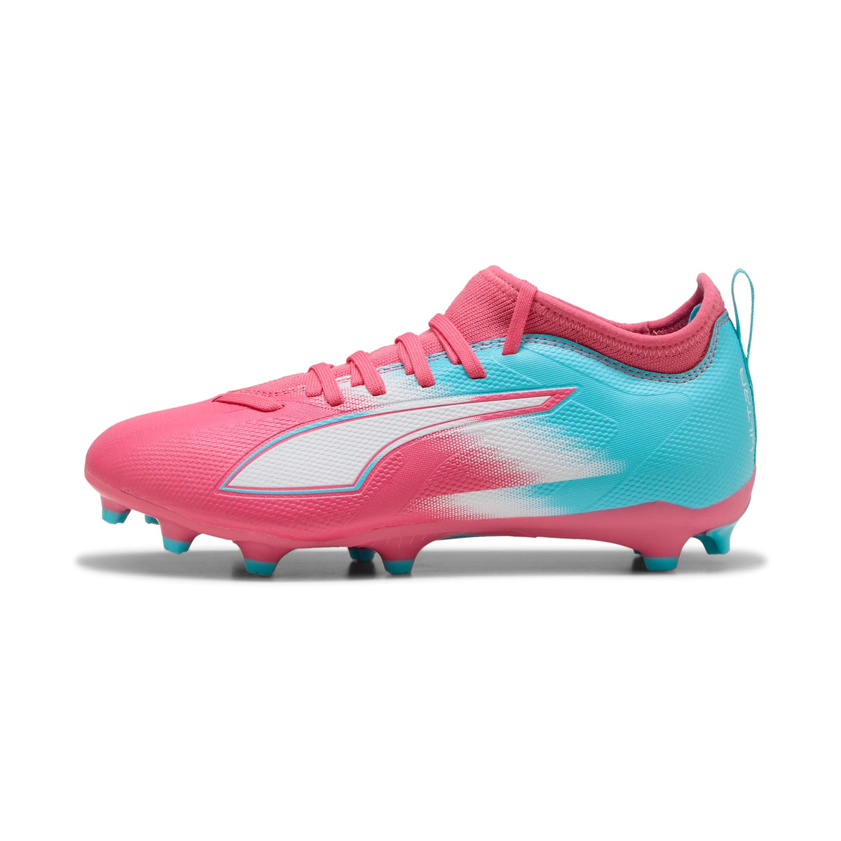 Tacos de futbol juveniles ULTRA 6 MATCH RECG FG/AG – Hero Blue-Sunset Pink-Garnet Rose – vista 1