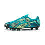 9 Colores, Tacos de futbol juveniles ULTRA CP LEGACY FG/AG – Deep Aqua-Marine Blue-Speed Green – vista 1