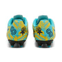 9 Colores, Tacos de futbol juveniles ULTRA CP LEGACY FG/AG – Team Aqua-Yellow Blaze-Moonscape – vista 5