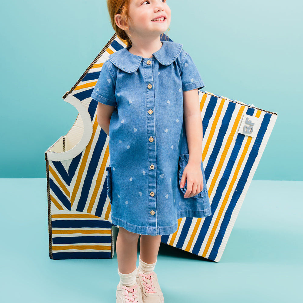 Vestido Babyfresh Midi Denim para Niñas