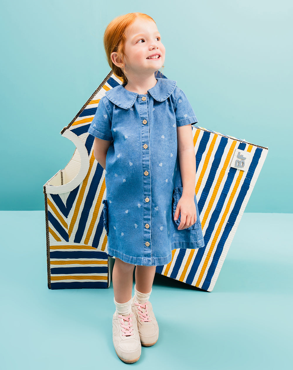 Vestido Babyfresh Midi Denim para Niñas