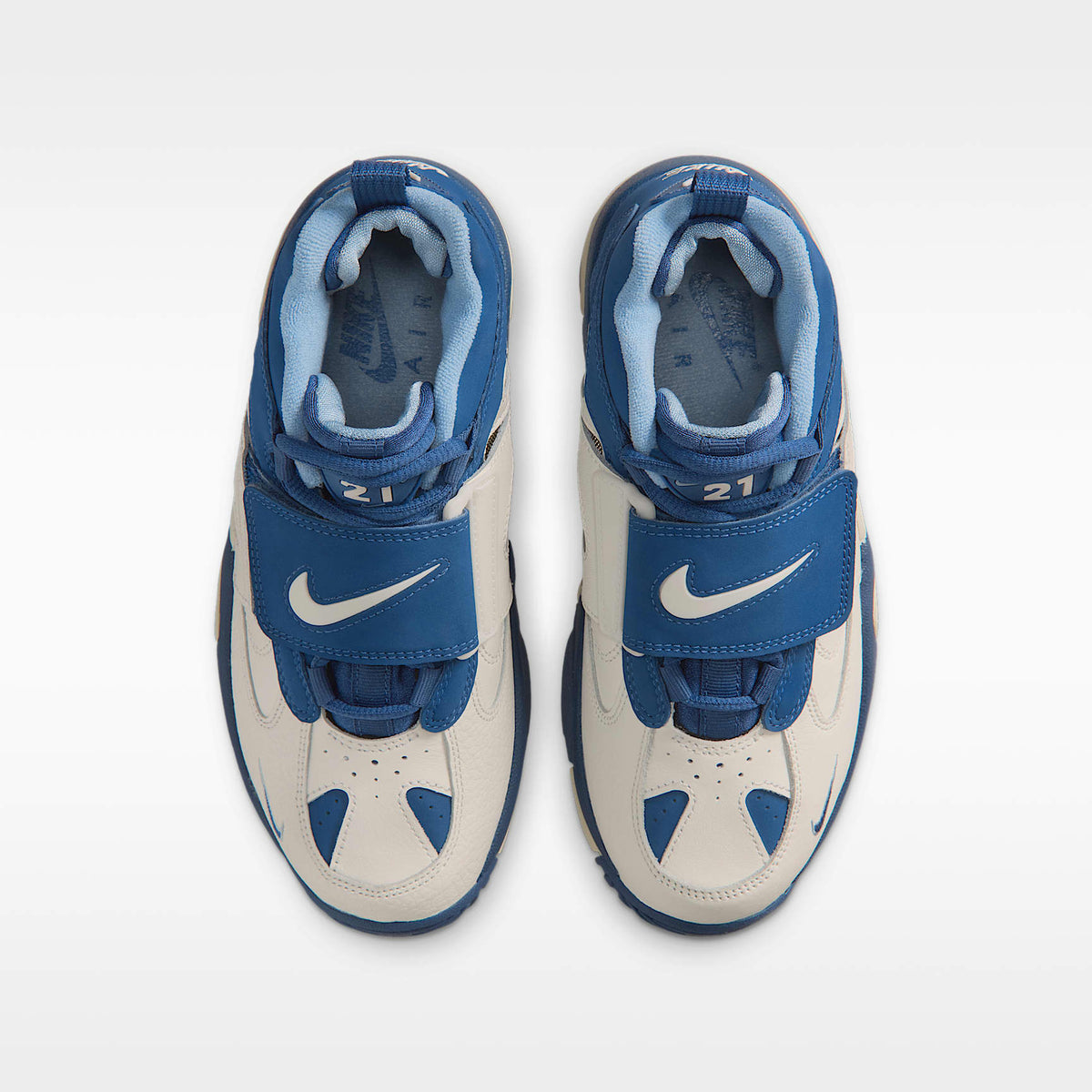 Nike Air Diamond Turf II – Vela/Gris azulado/Oro metalizado/Azul marino místico – vista 4