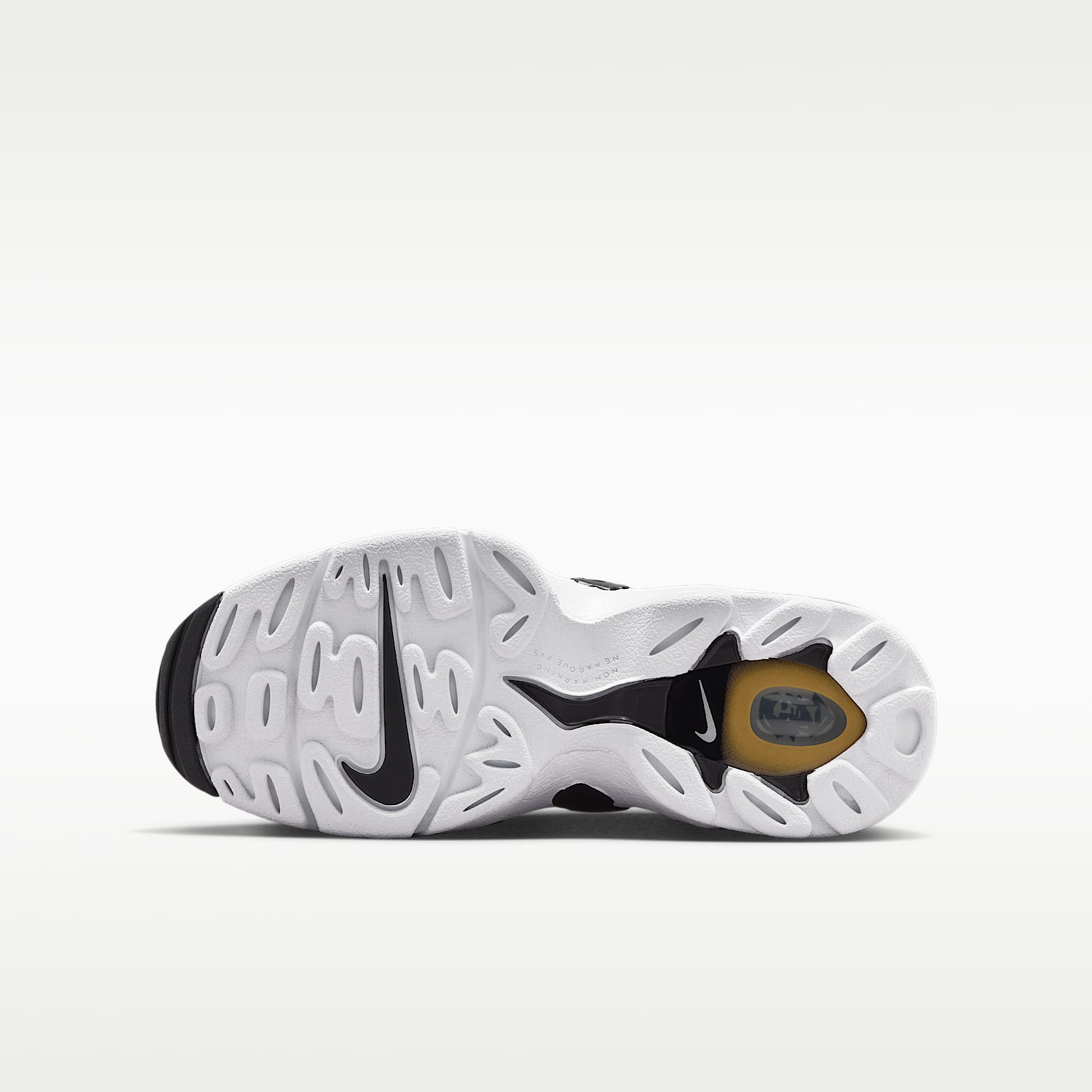 Nike Air DT Max ’96 Low – Negro/Blanco/Oro metalizado – vista 2