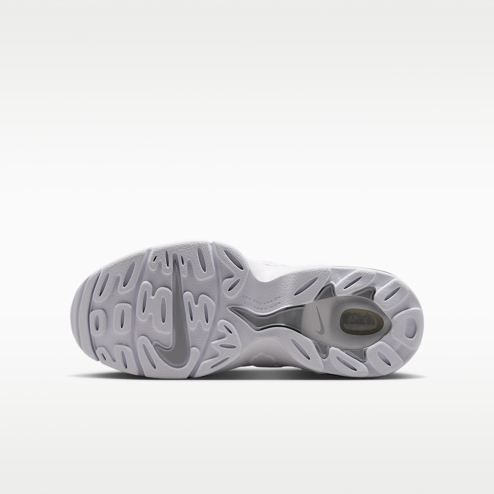 Nike Air DT Max ’96 Low – Blanco/Blanco/Gris humo claro/Plata metalizado – vista 2