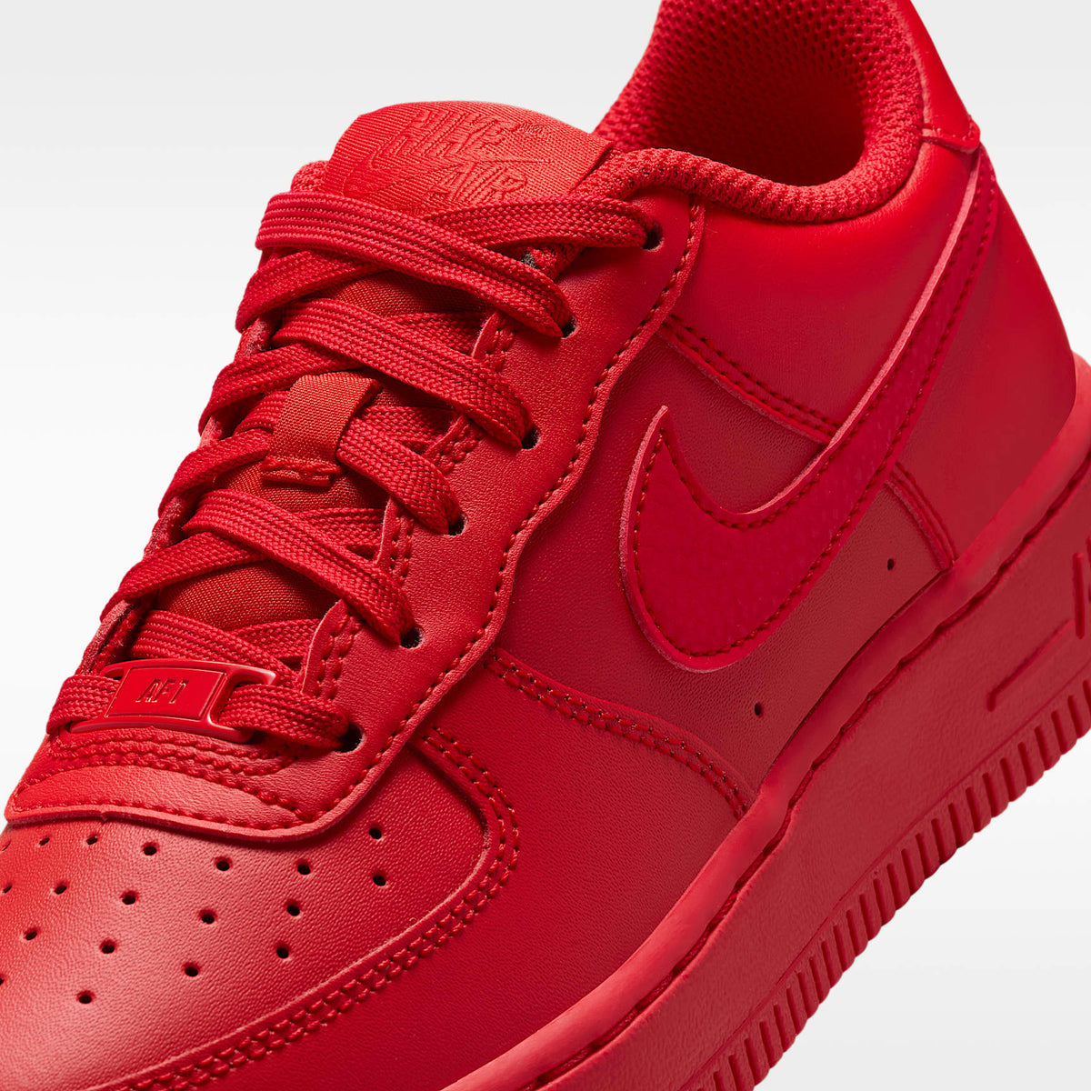 Nike Air Force 1 – Rojo universitario/Negro/Rojo universitario – vista 7