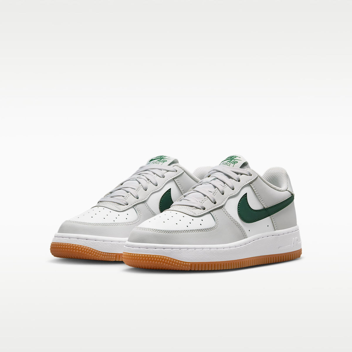 Nike Air Force 1 – Polvo fotón/Abeto/Marrón medio goma/Blanco – vista 5