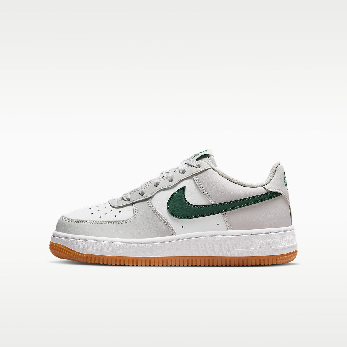Nike Air Force 1 – Polvo fotón/Abeto/Marrón medio goma/Blanco – vista 1
