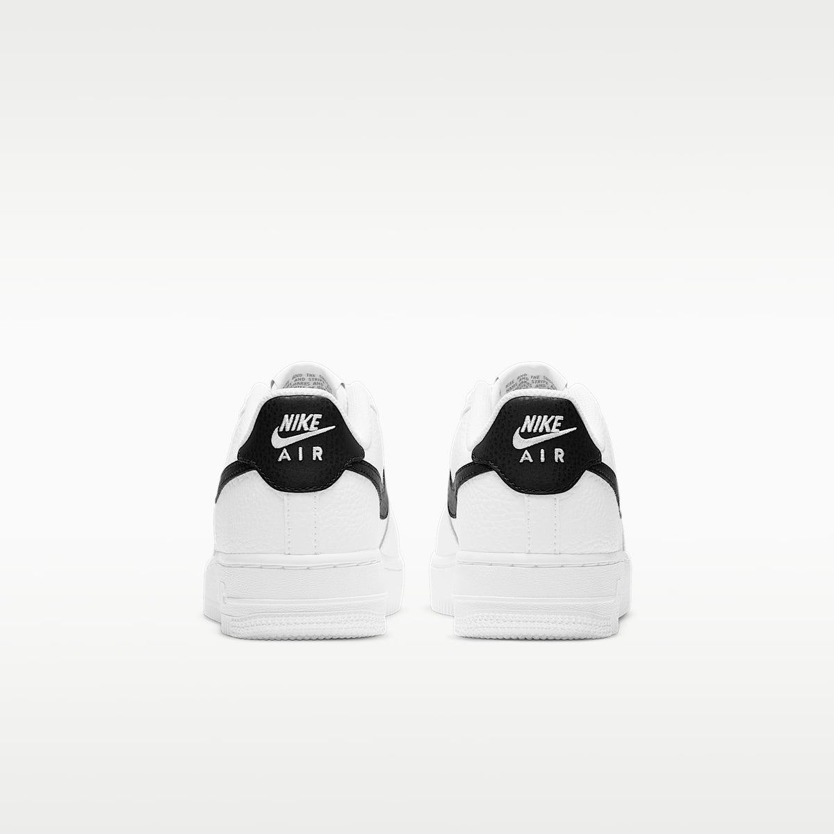 Nike Air Force 1 – Blanco/Negro – vista 6
