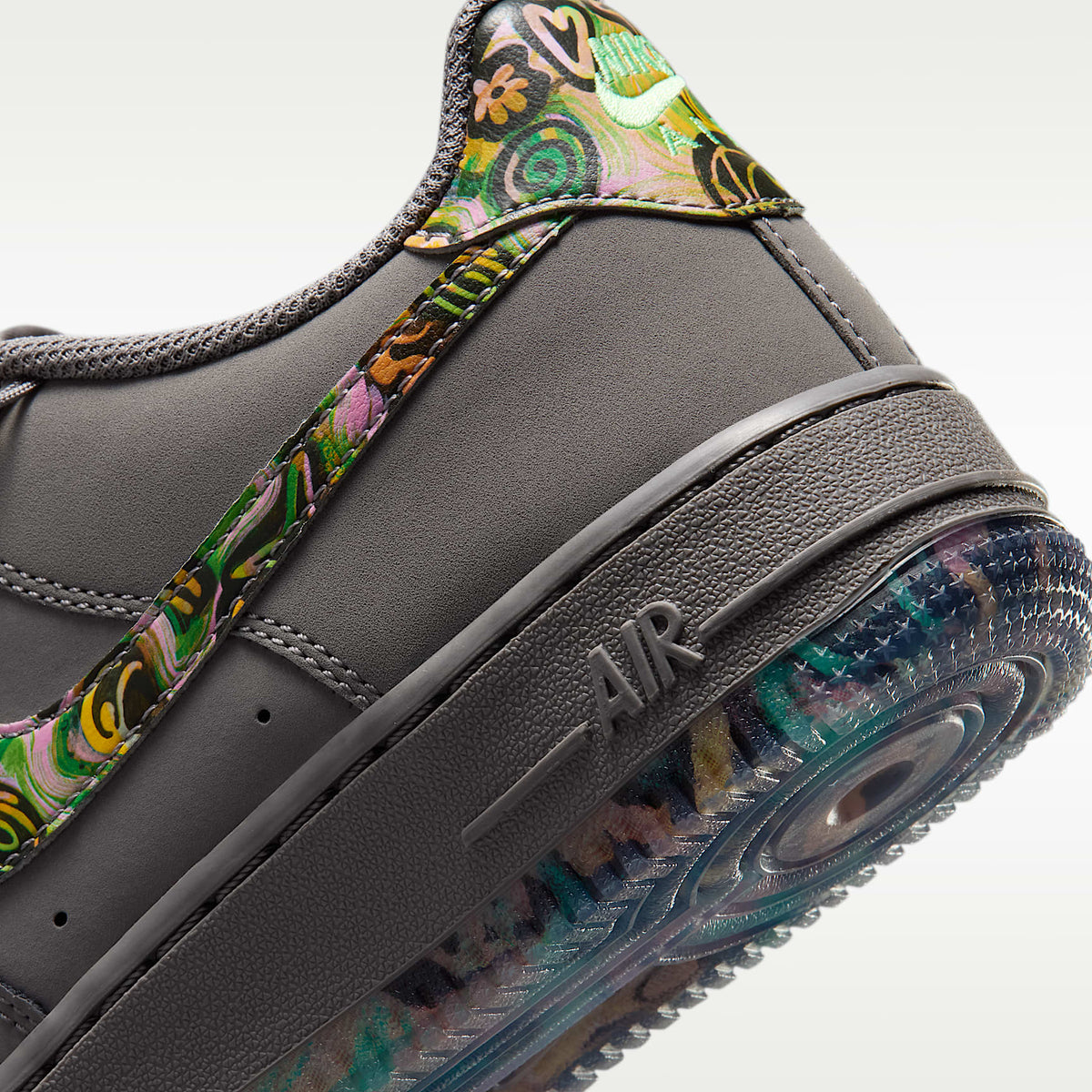 Nike Air Force 1 – Punta de Lápiz/Verde ilusión/Pasa oscuro/Multicolor – vista 8