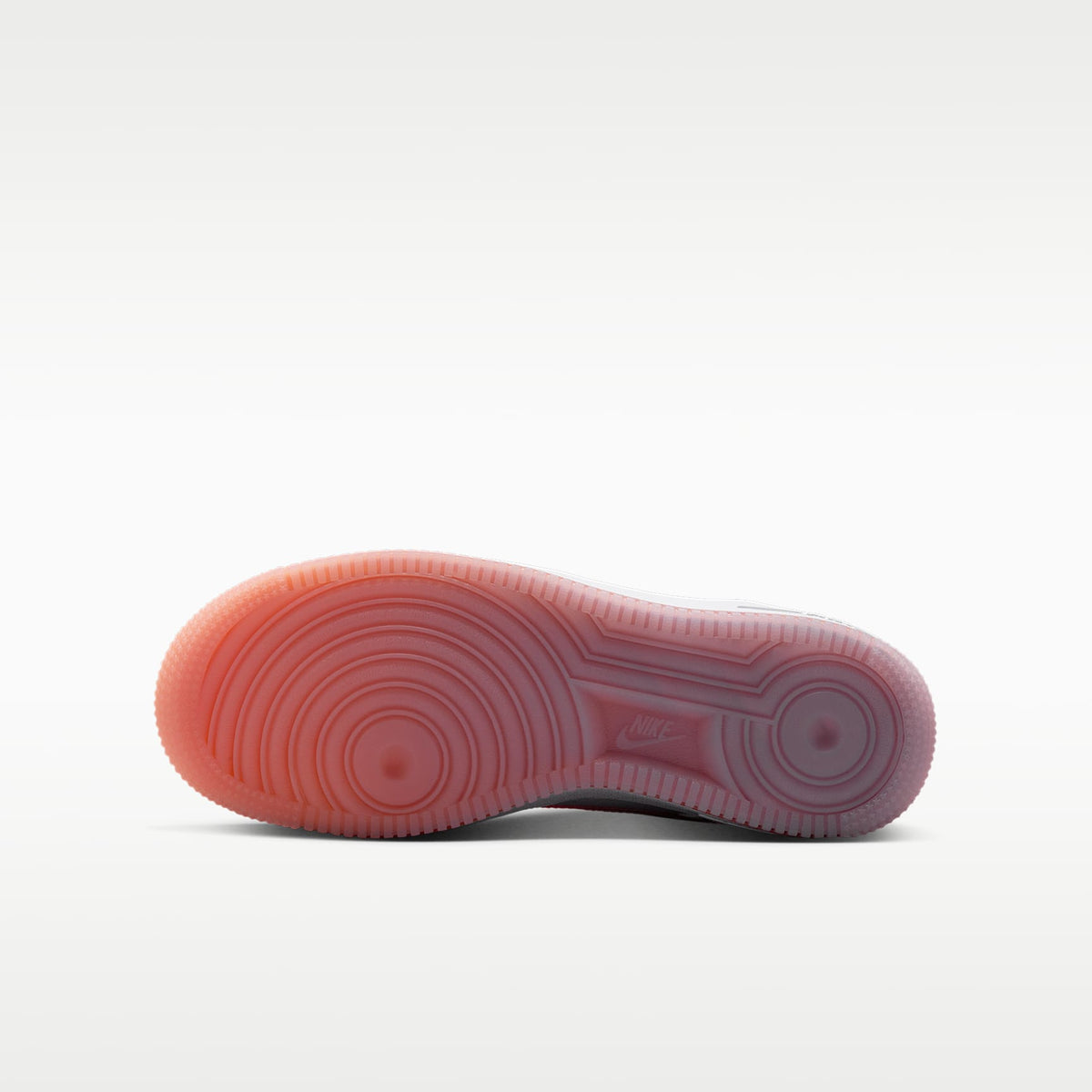 Nike Air Force 1 – Blanco/Naranja césped/Violeta brillante – vista 2