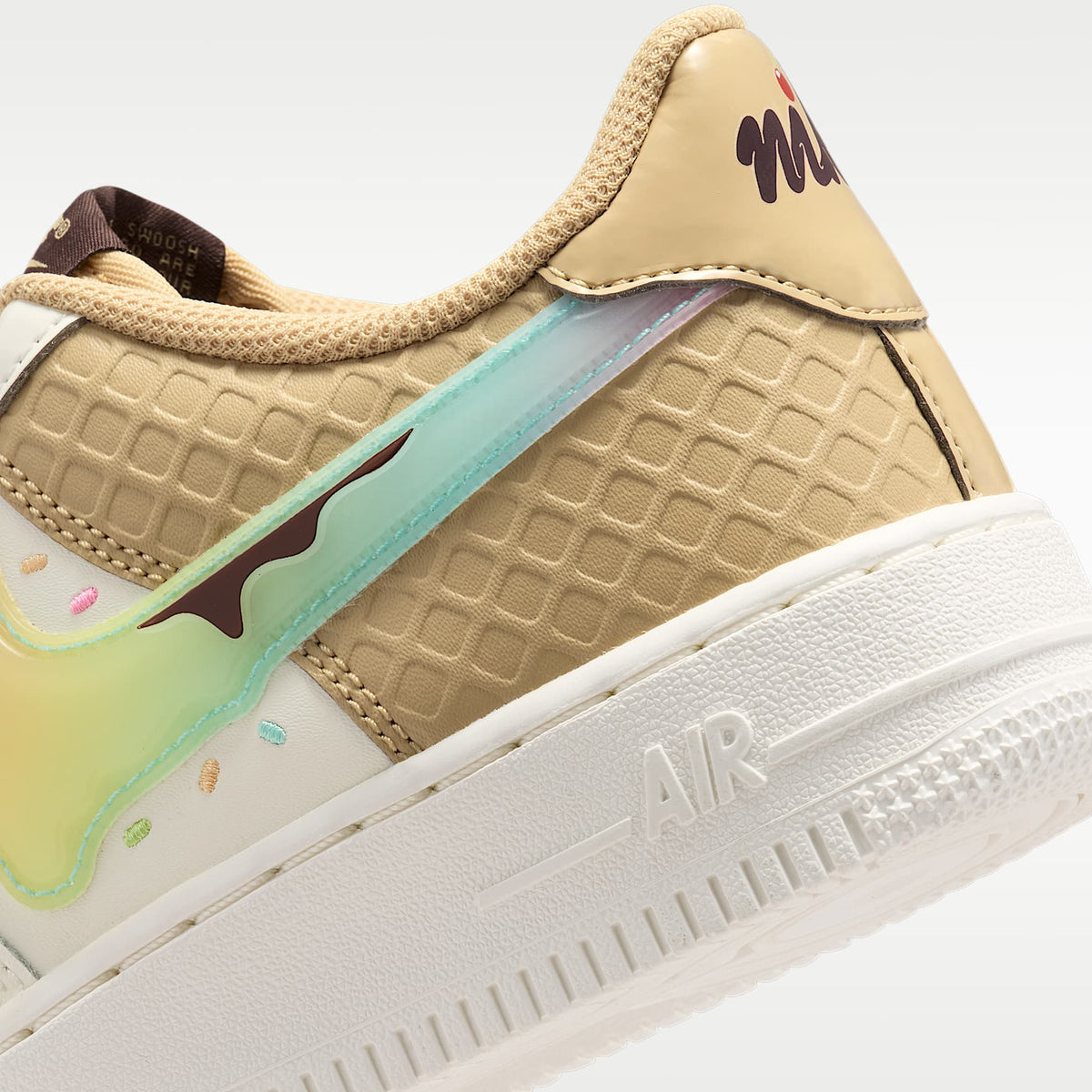 Nike Air Force 1 – Vela/Sésamo/Veneno limón/Multicolor – vista 8