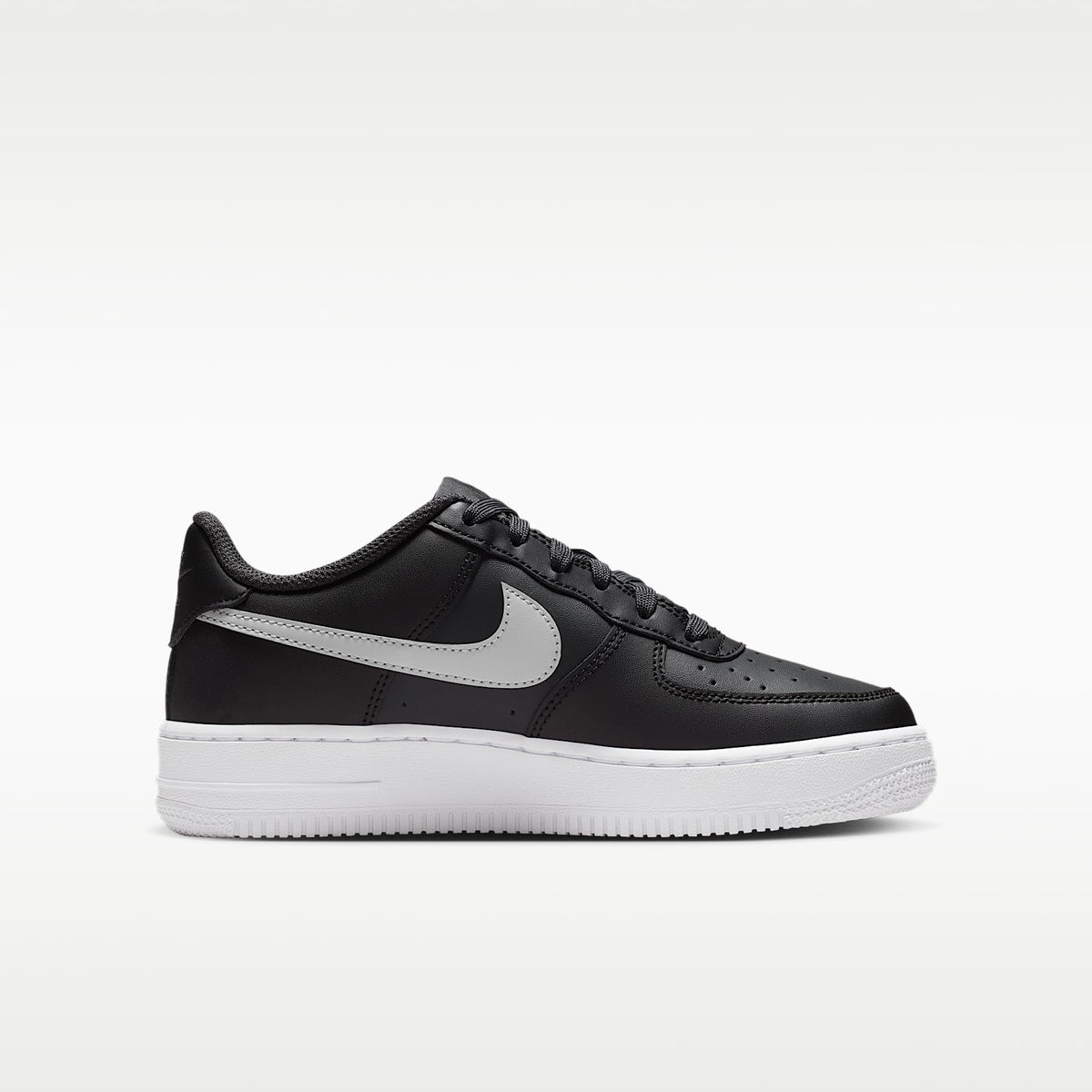 NIke Air Force 1 – Gris humo oscuro/Negro/Blanco/Gris vasto – vista 3