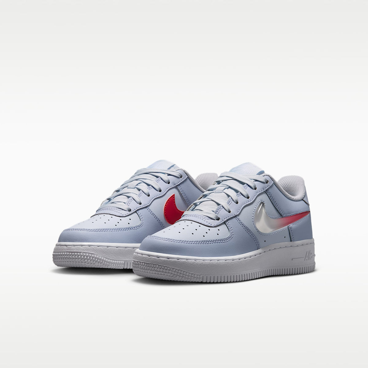 NIke Air Force 1 – Gris fútbol/Fantasma/Blanco/Rosa tropical – vista 5