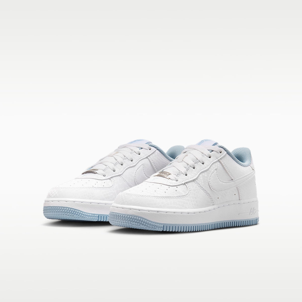 Nike Air Force 1 Low – Blanco/Azul militar/Blanco – vista 5