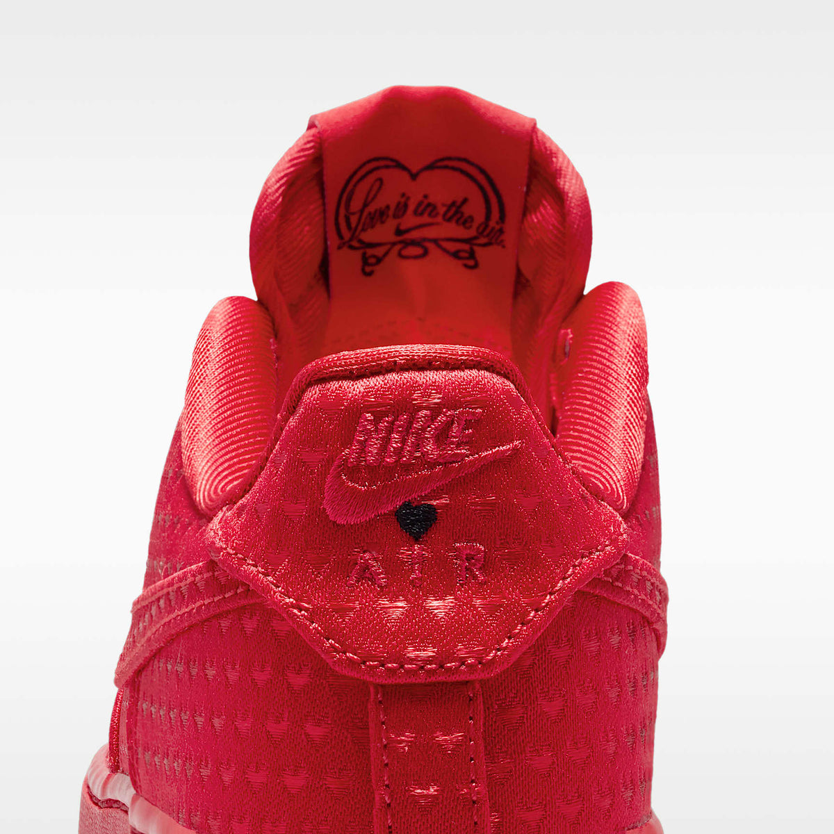 Nike Air Force 1 – Rojo universitario/Negro/Rojo universitario – vista 9