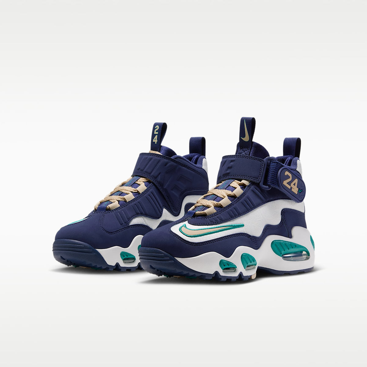 Nike Air Griffey Max 1 – Azul marino medianoche/Agua fresca/Blanco cumbre/Oro team – vista 5