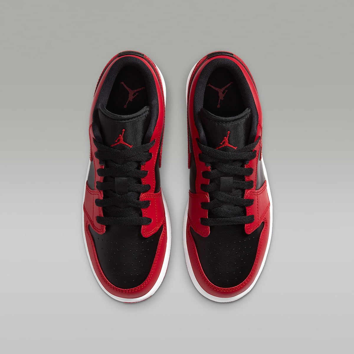 Air Jordan 1 Low – Rojo gimnasio/Blanco/Negro – vista 4