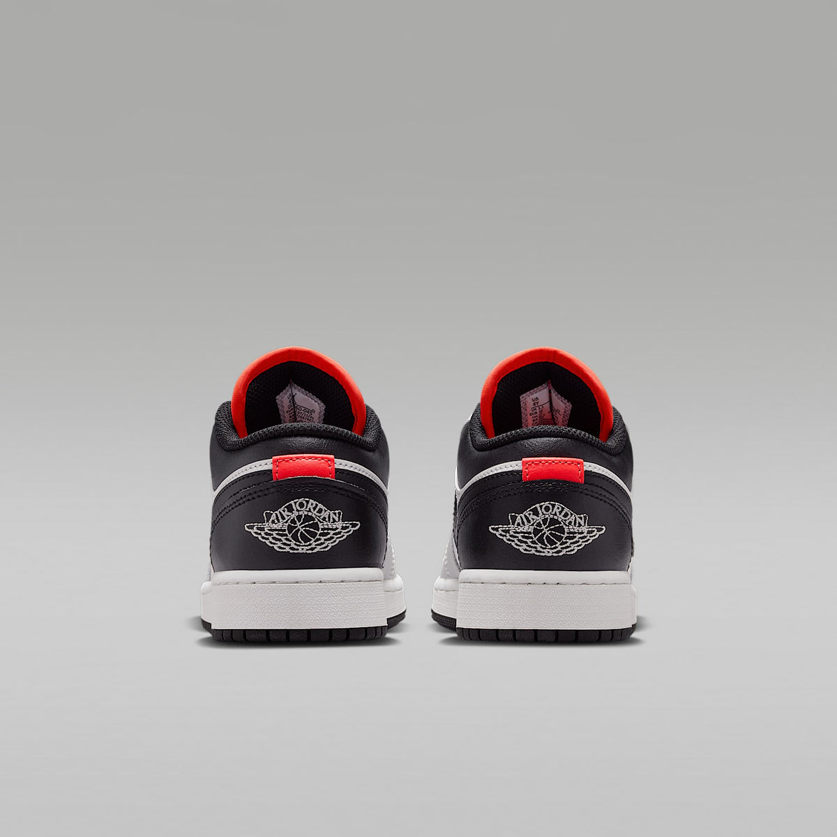 Air Jordan 1 Low – Negro/Blanco cumbre/Infrarrojo 23/Negro – vista 6