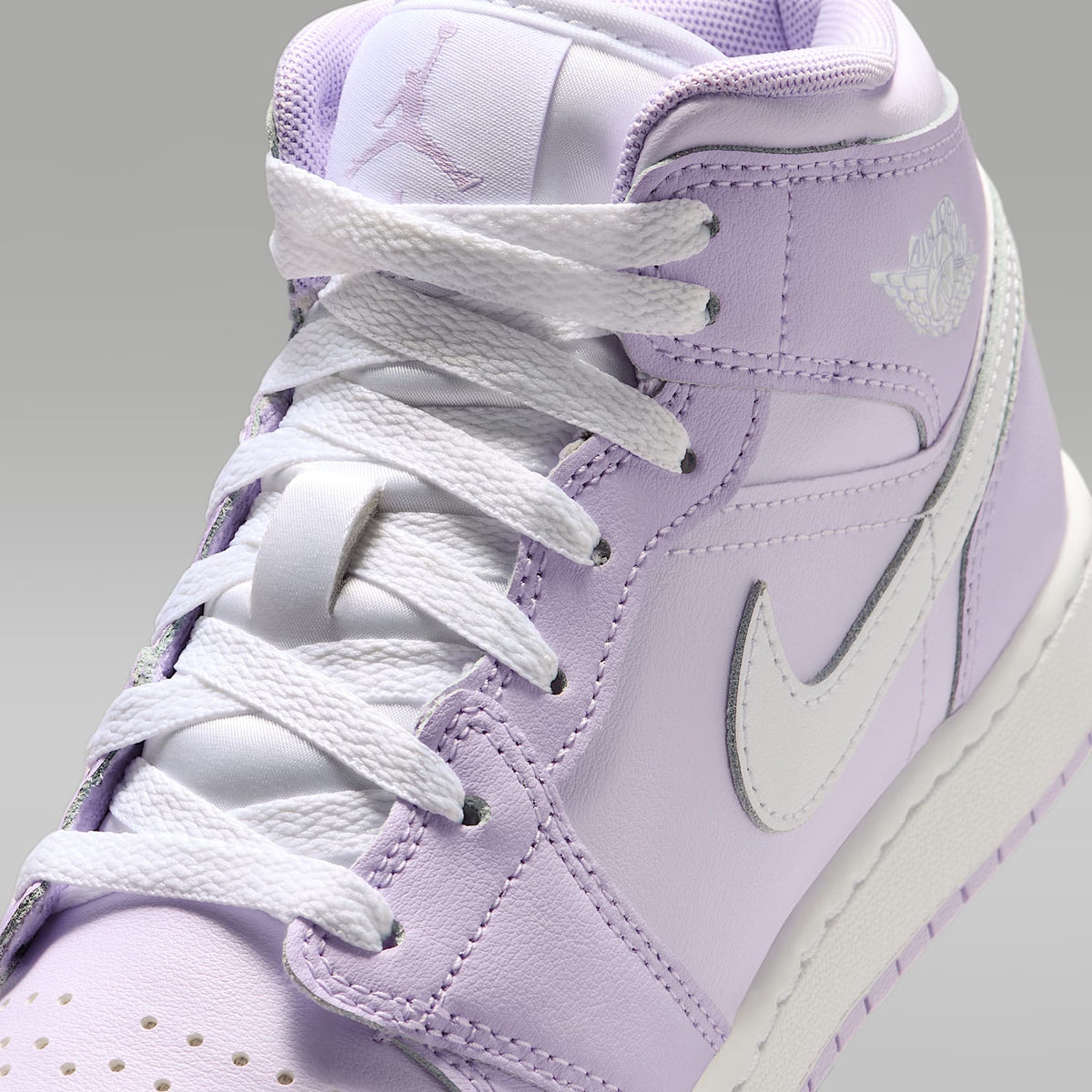 Air Jordan 1 Mid – Bruma violeta/Uva ligero/Blanco – vista 7