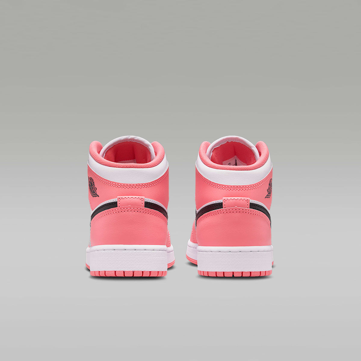 Air Jordan 1 Mid – Rosa mirada/Blanco/Negro – vista 6