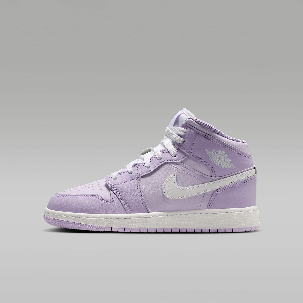 Air Jordan 1 Mid – Bruma violeta/Uva ligero/Blanco – vista 1