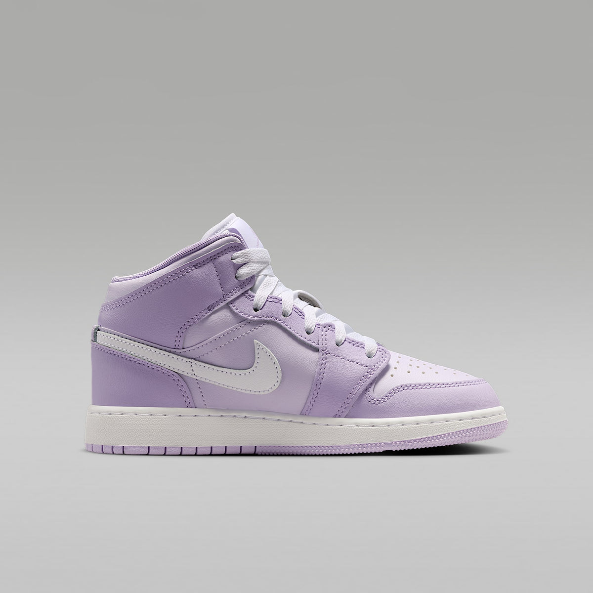 Air Jordan 1 Mid – Bruma violeta/Uva ligero/Blanco – vista 3
