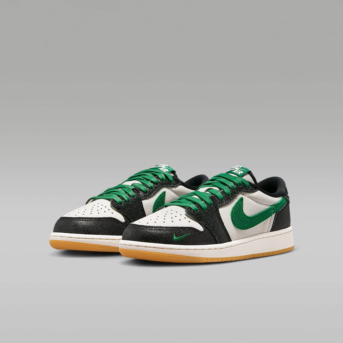 Air Jordan 1 Retro Low OG "Phantom and Pine Green" – Fantasma/Negro/Multicolor/Verde pino – vista 5