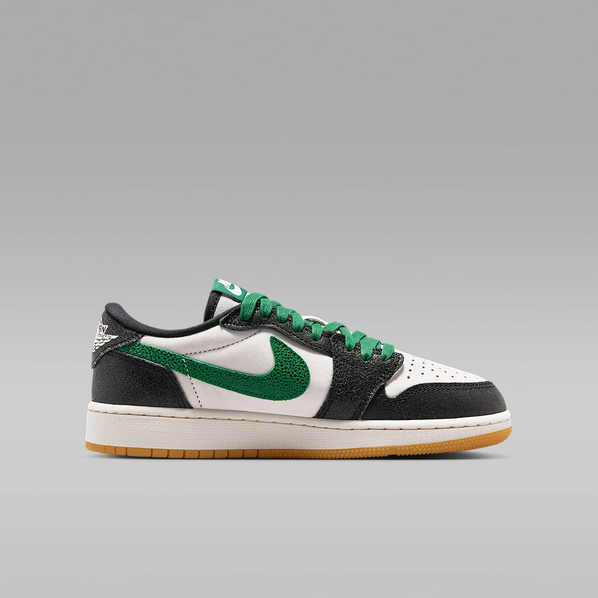 Air Jordan 1 Retro Low OG "Phantom and Pine Green" – Fantasma/Negro/Multicolor/Verde pino – vista 3
