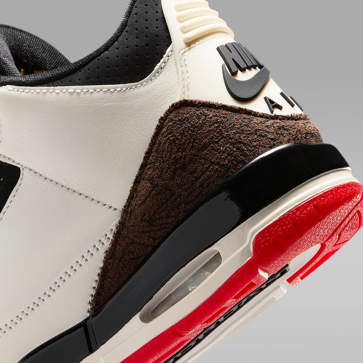 Air Jordan 3 "World's Best" – Vela/Rojo universitario/Marfil pálido/Negro – vista 8