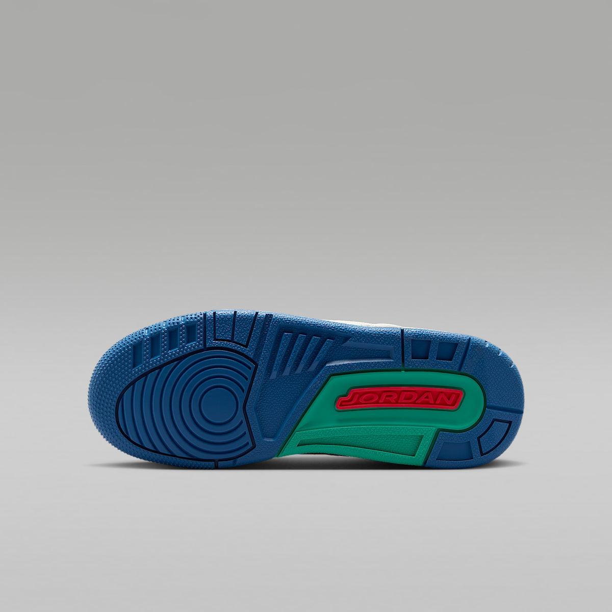 Air Jordan 3 Retro "Play Your Way" – Tiza/Azul genuino/Verde cinético/Rojo pista – vista 2