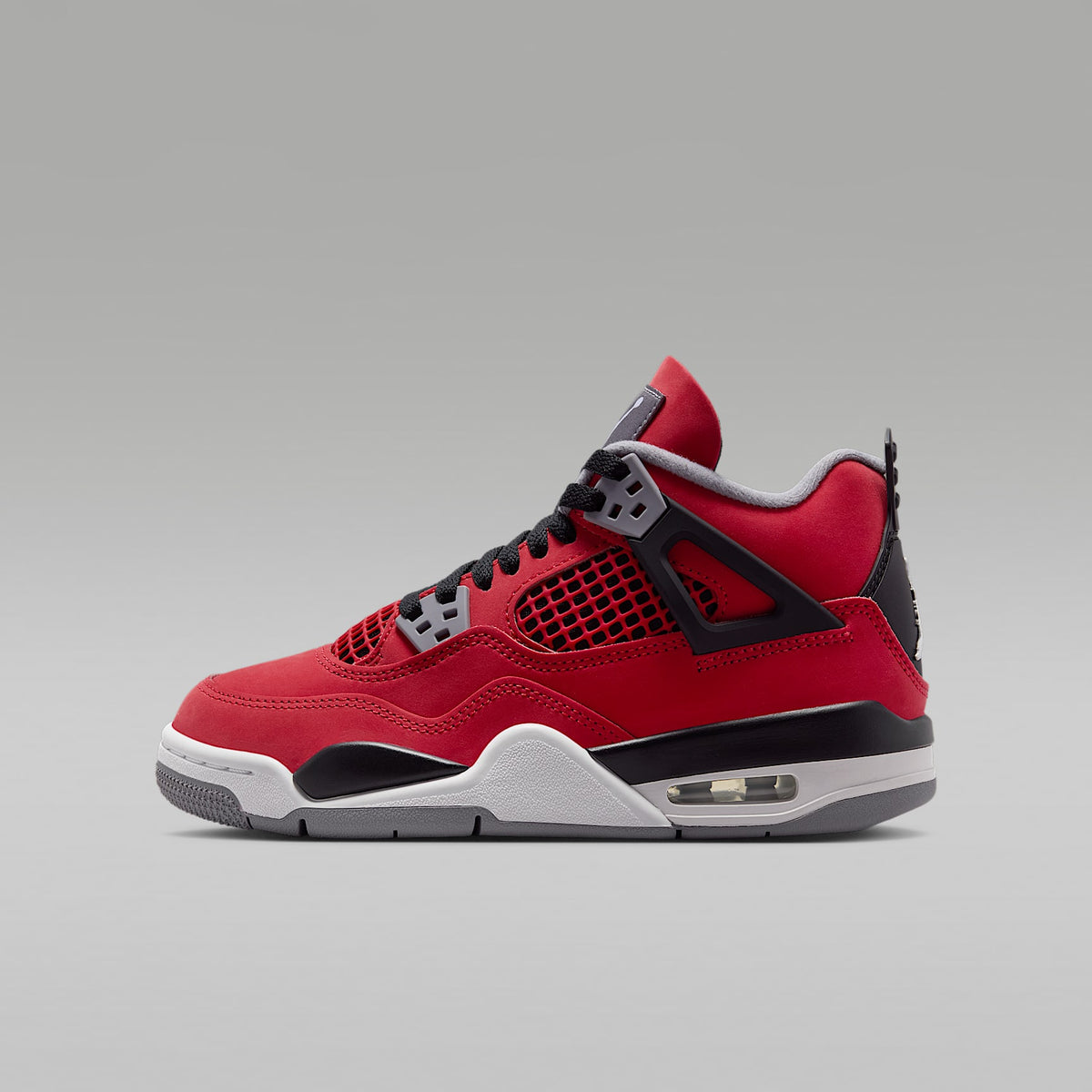 Air Jordan 4 "Toro" – Rojo pasión/Negro/Gris cemento/Blanco – vista 1