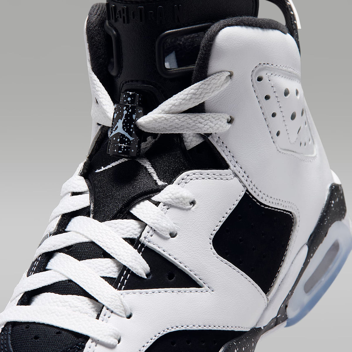 Air Jordan 6 Retro "Black and White" – Blanco/Negro – vista 7