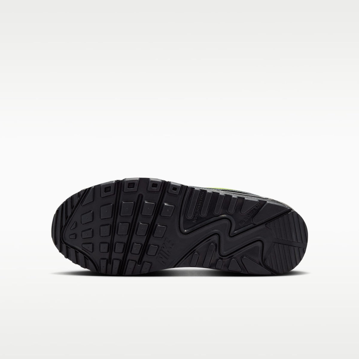 Nike Air Max 90 – Negro/Antracita/Carbón claro/Amarillo neón – vista 2