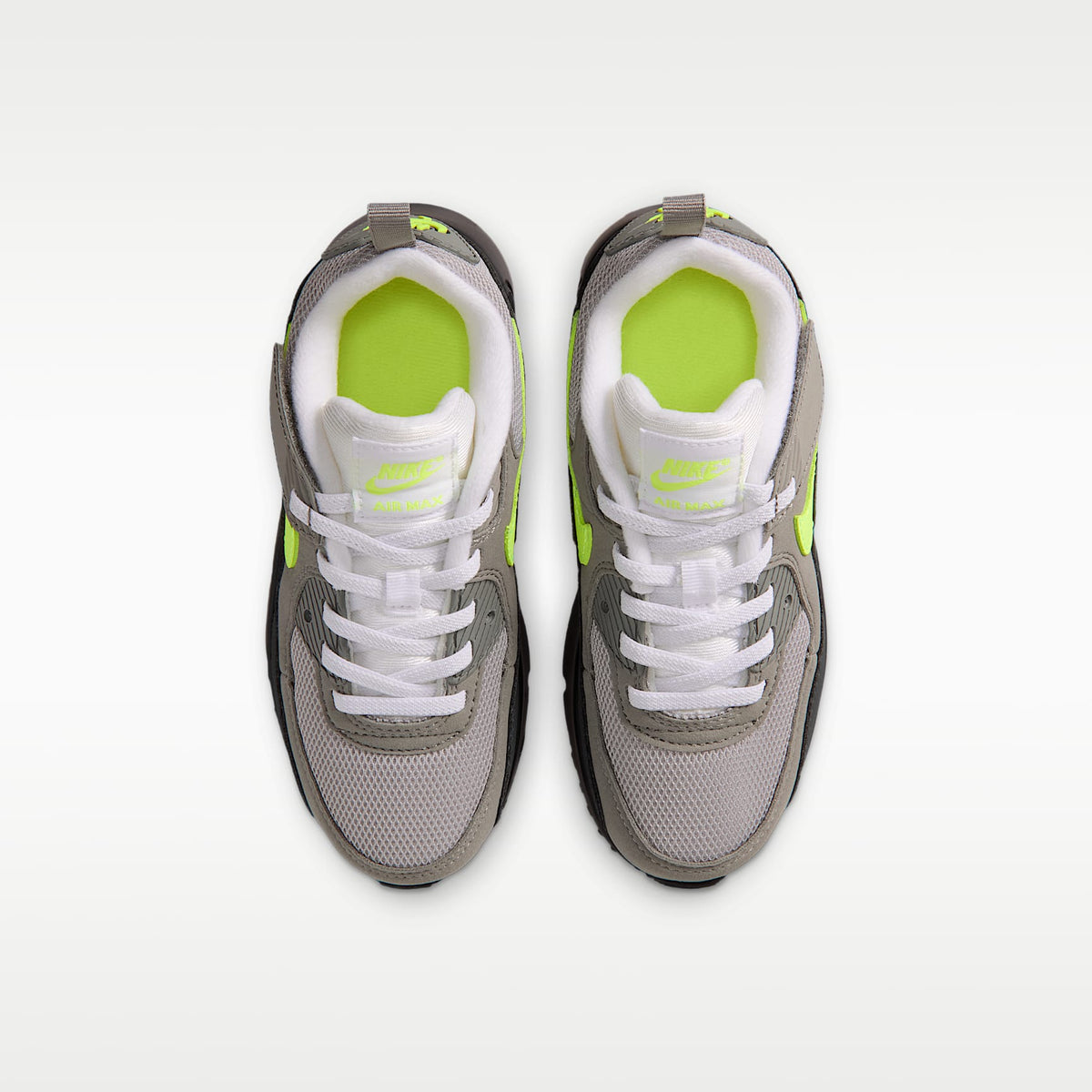 Nike Air Max 90 – Negro/Antracita/Carbón claro/Amarillo neón – vista 4