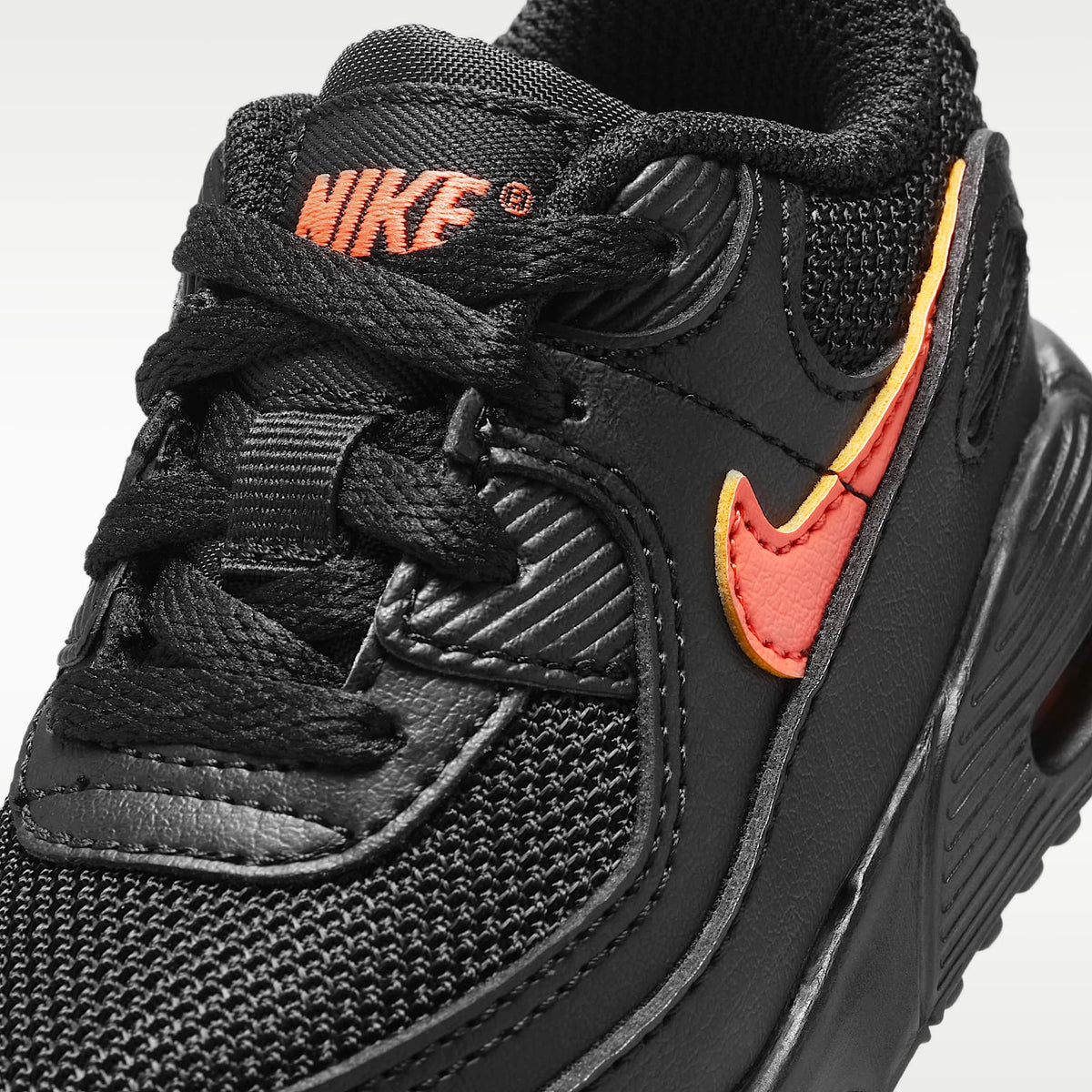 Nike Air Max 90 – Negro/Naranja césped – vista 7