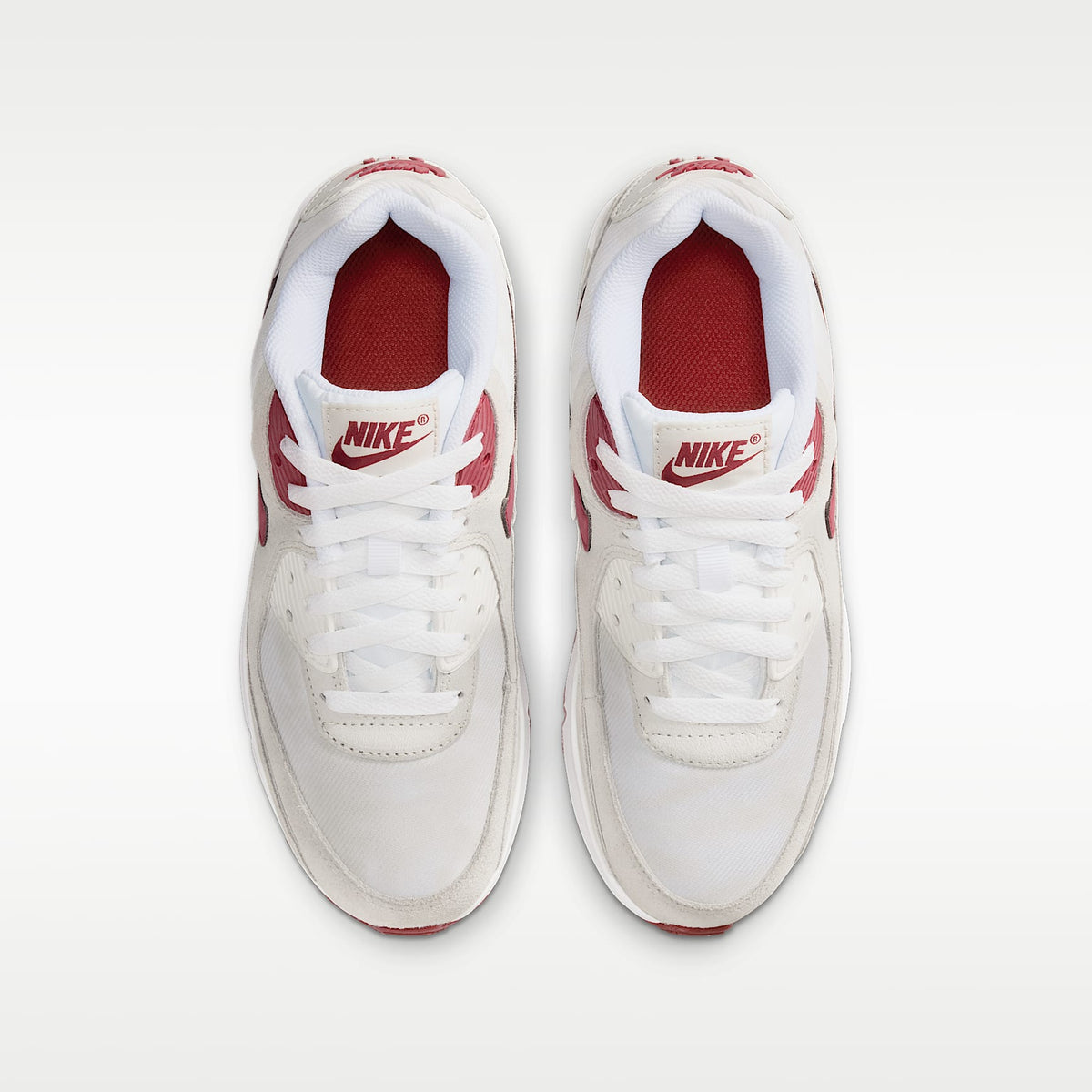 Nike Air Max 90 SE – Blanco/Hueso claro/Blanco cumbre/Carmesí team – vista 4