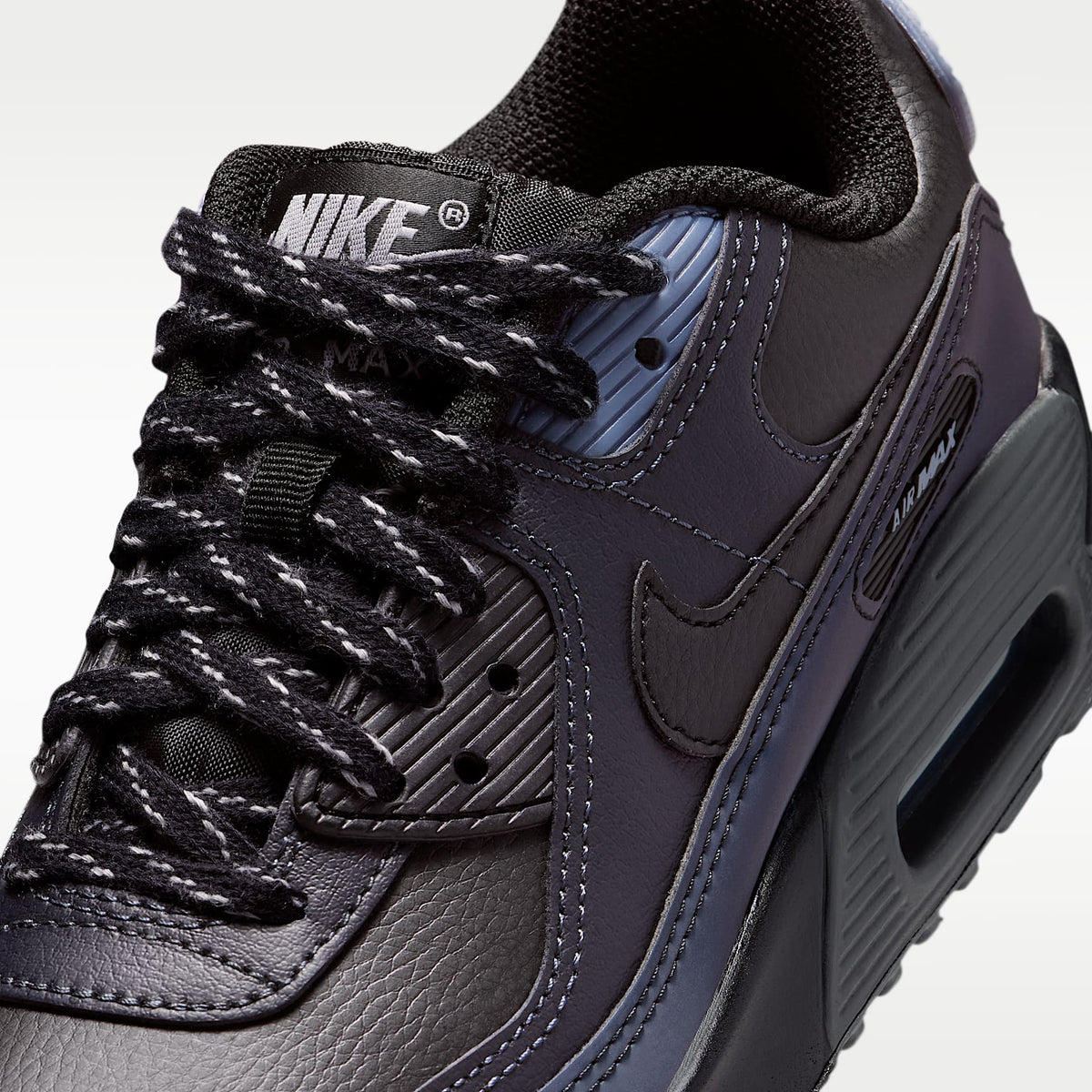 Nike Air Max 90 – Negro/Gris humo oscuro/Carbón claro/Negro – vista 7