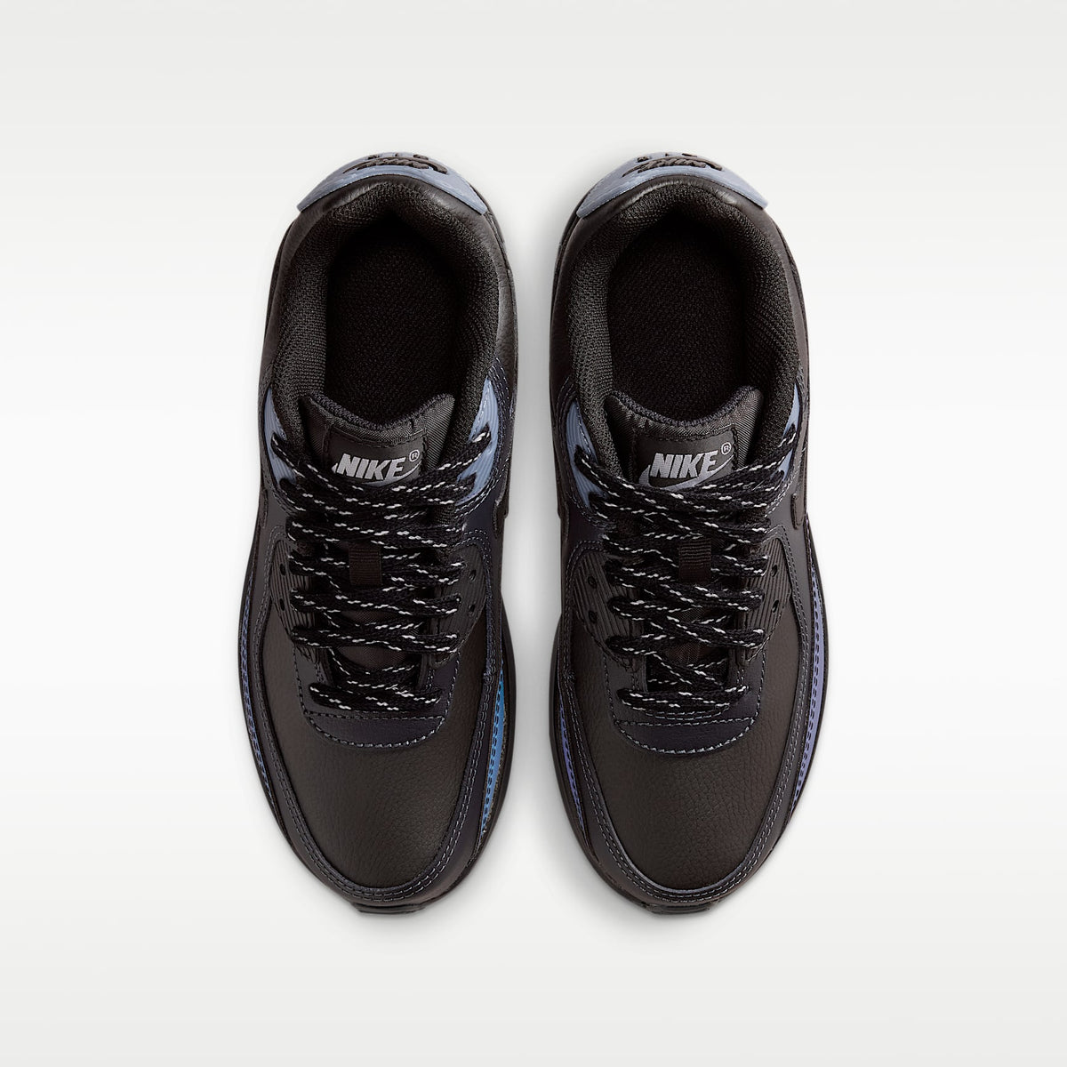 Nike Air Max 90 – Negro/Gris humo oscuro/Carbón claro/Negro – vista 4