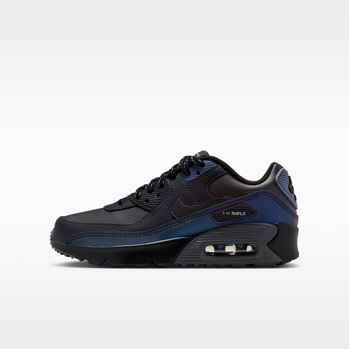 Nike Air Max 90 – Negro/Gris humo oscuro/Carbón claro/Negro – vista 1