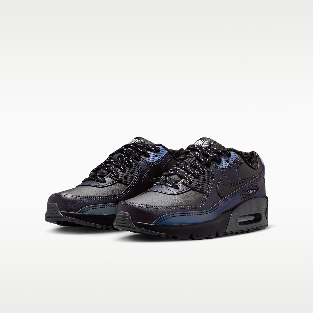 Nike Air Max 90 – Negro/Gris humo oscuro/Carbón claro/Negro – vista 5