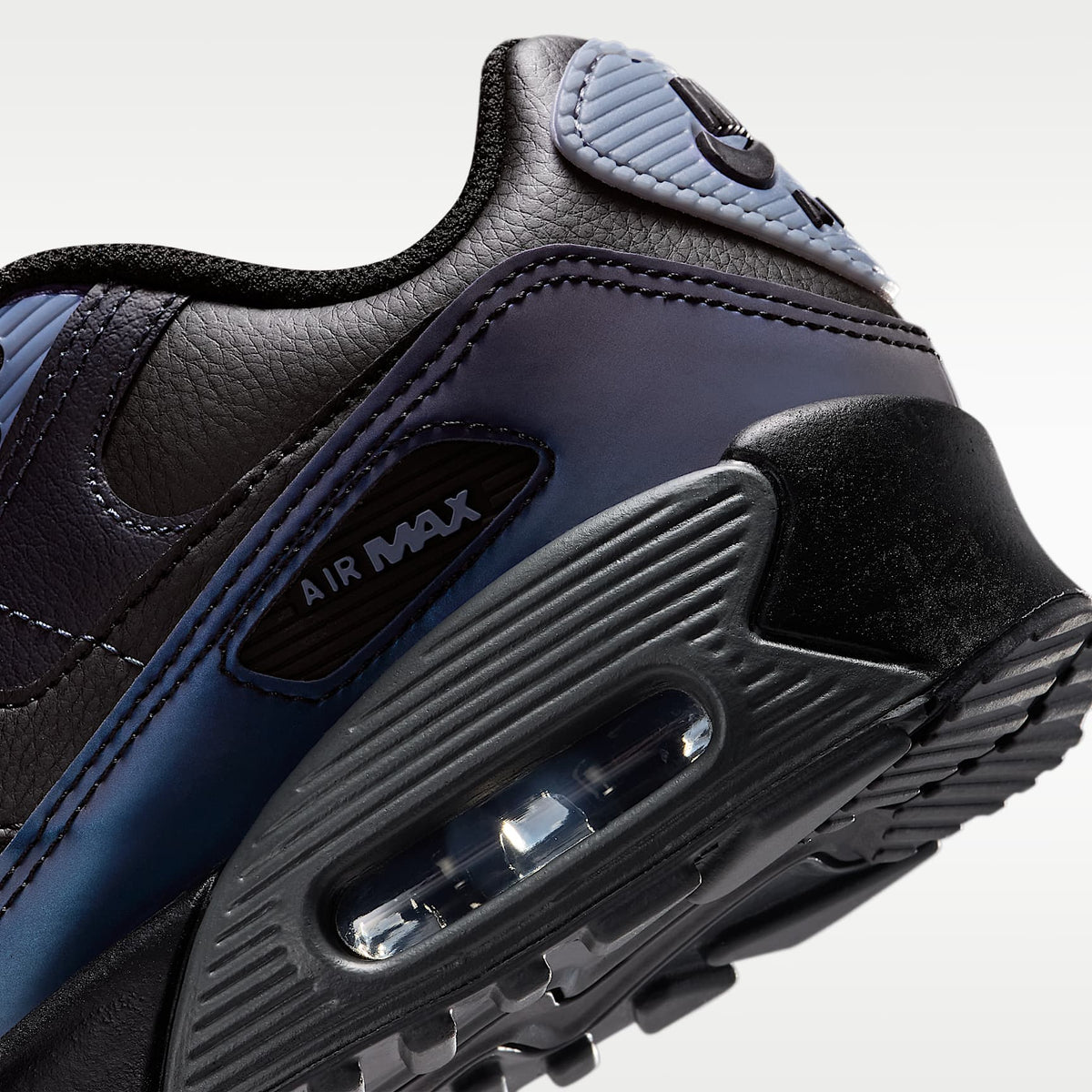 Nike Air Max 90 – Negro/Gris humo oscuro/Carbón claro/Negro – vista 8