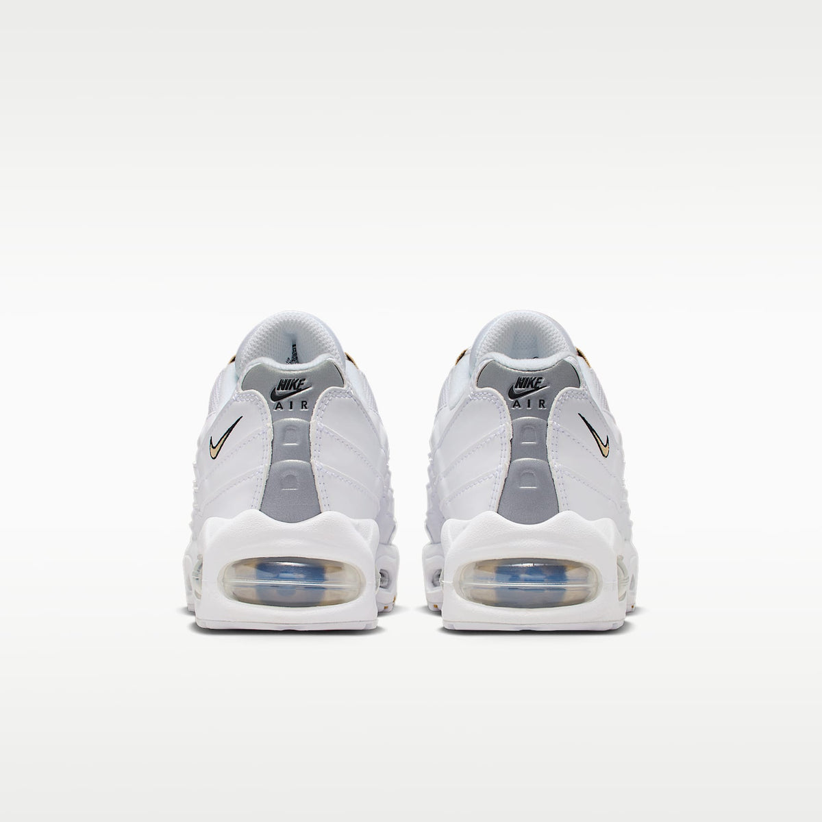 Nike Air Max 95 Big Bubble – Blanco/Negro/Gris perla/Oro metalizado – vista 6