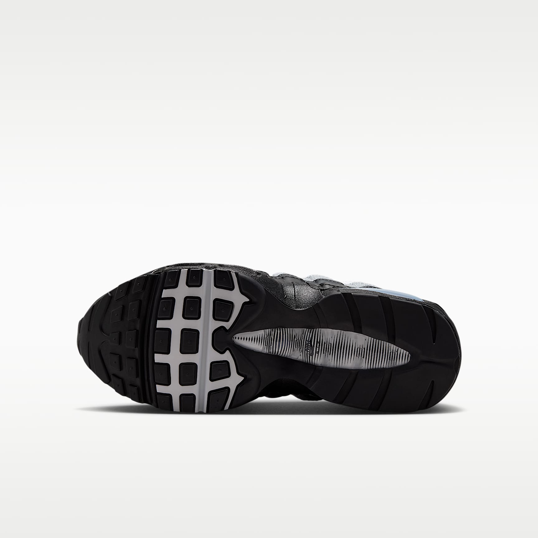 Nike Air Max 95 Big Bubble – Negro/Blanco/Gris lobo/Negro – vista 2