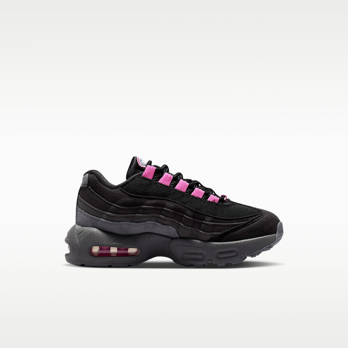 Nike Air Max '95 – Negro/Gris azulado/Gris hierro/Rosa alegre – vista 3
