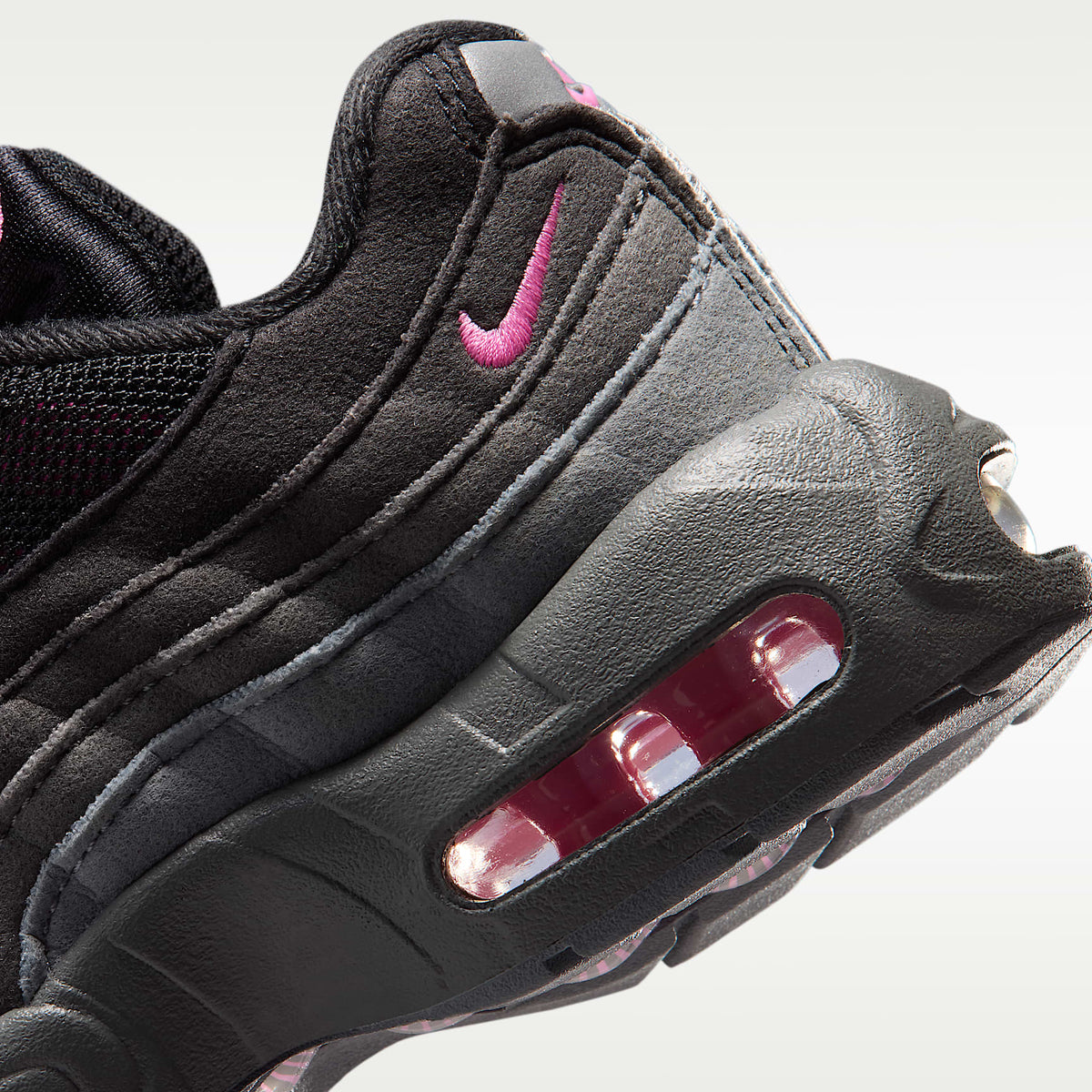 Nike Air Max '95 – Negro/Gris azulado/Gris hierro/Rosa alegre – vista 8