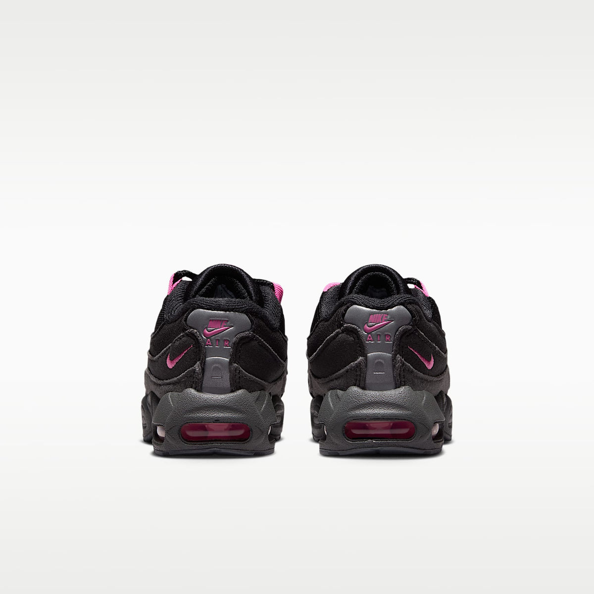 Nike Little Max '95 – Negro/Gris azulado/Gris hierro/Rosa alegre – vista 6