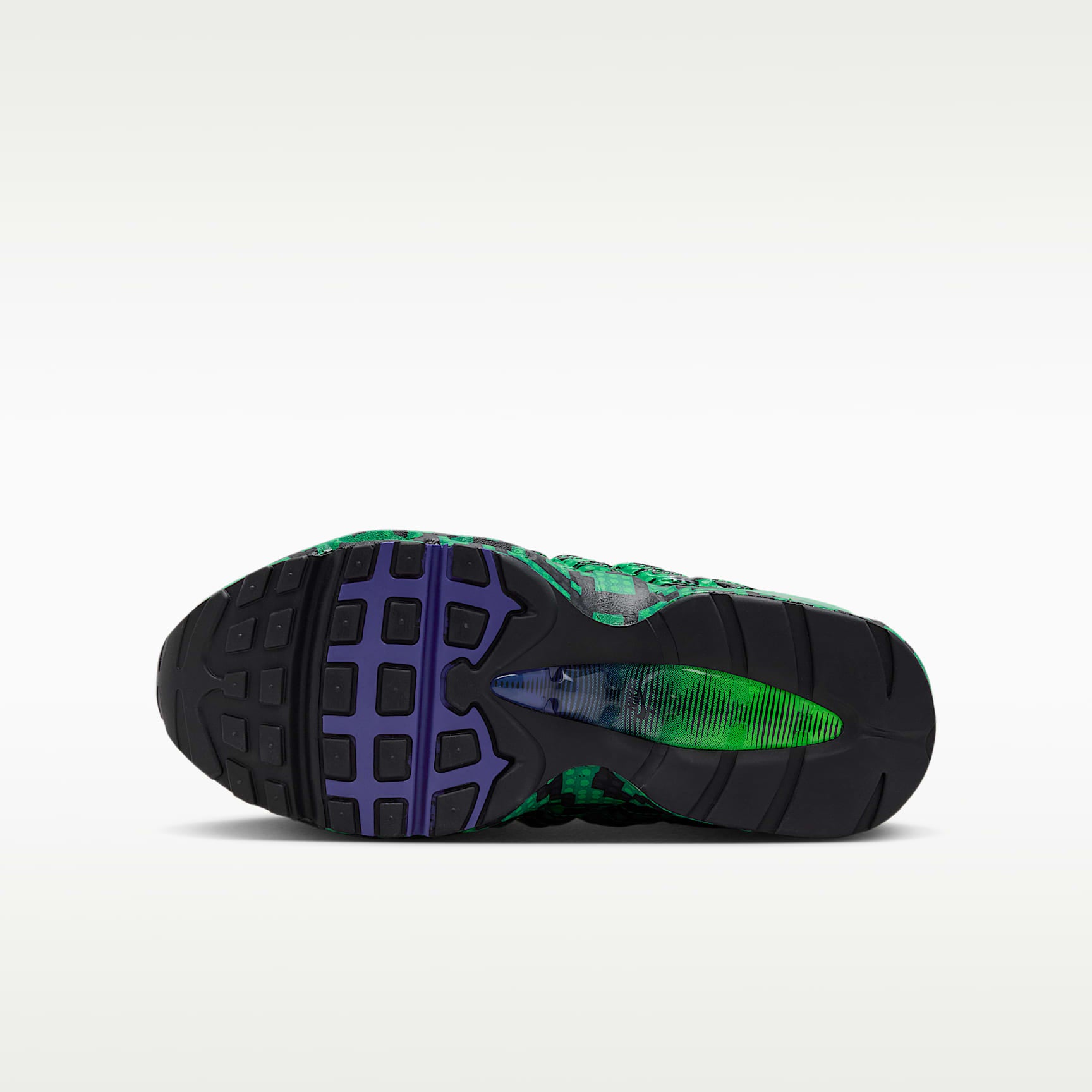 Nike Air Max 95 x LEGO® Collection – Verde suerte/Negro/Verde strike/Plata metalizado – vista 2