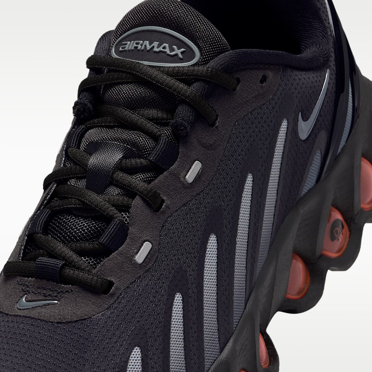 Nike Air Max Dn8 – Negro/Gris humo claro/Carmesí brillante/Gris azulado – vista 7