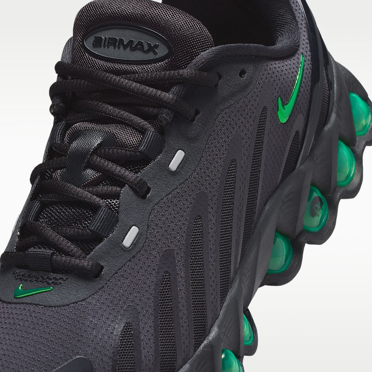 Nike Air Max Dn8 – Negro/Gris humo oscuro/Negro/Verde strike – vista 7